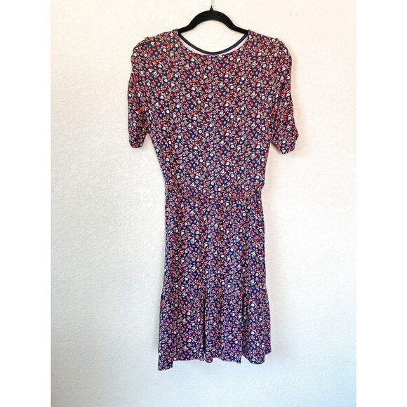 Boden Boho Short Sleeve Floral Jersey Dress Size 8R - Picture 7 of 7